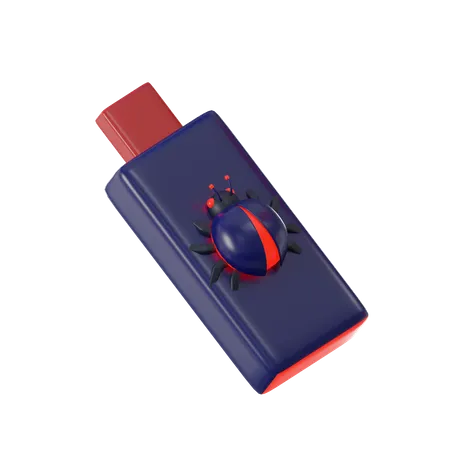 Usb Virus  3D Icon