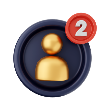 User Notification  3D Icon