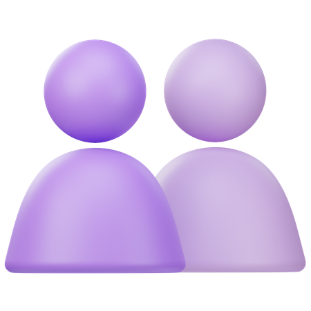 Users  3D Icon