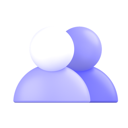 Users  3D Icon