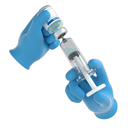 Vaccination  3D Illustration