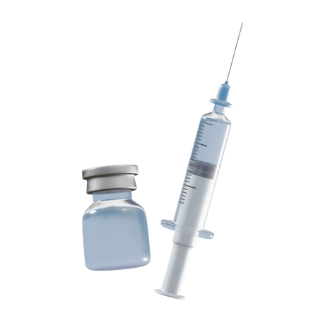 Vaccine  3D Illustration