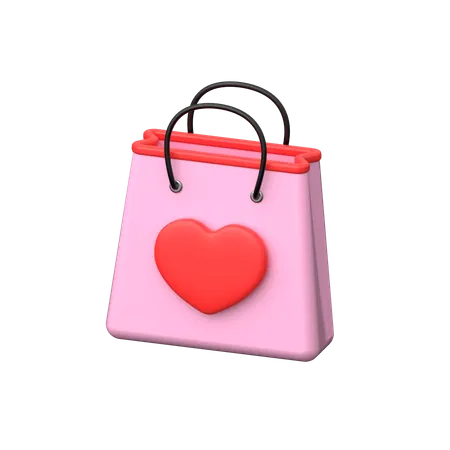 Valentine Shopping  3D Icon