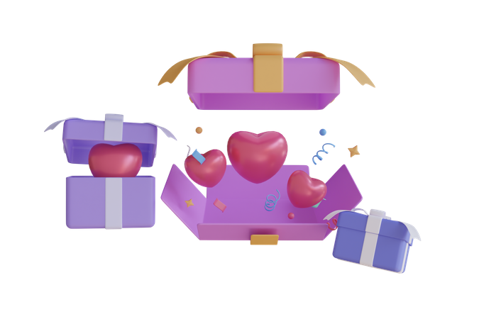 Valentine Surprise  3D Icon