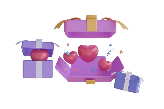 Valentine Surprise  3D Icon