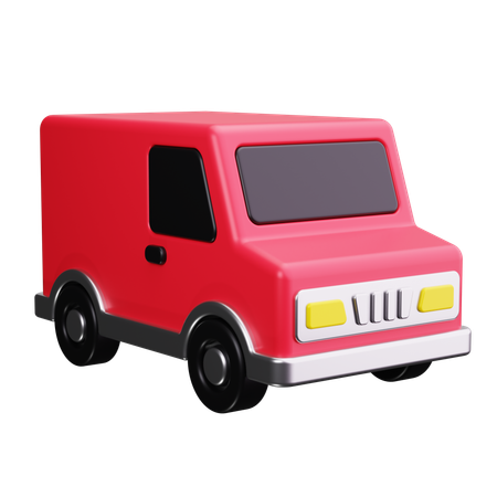 Van  3D Icon