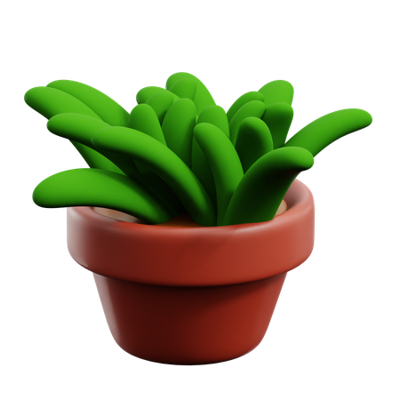 Vaso de planta  3D Icon