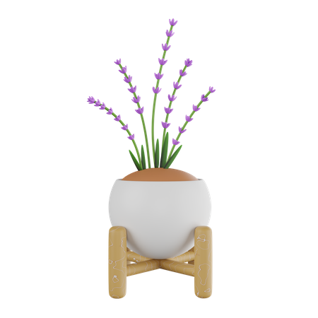 Vaso de planta  3D Icon