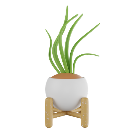 Vaso de planta  3D Icon