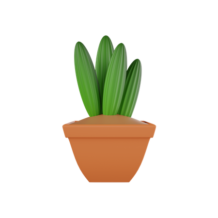 Vaso de planta  3D Icon