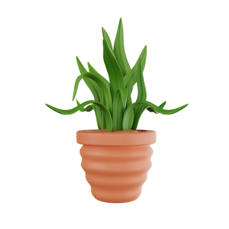 Vaso de planta  3D Icon