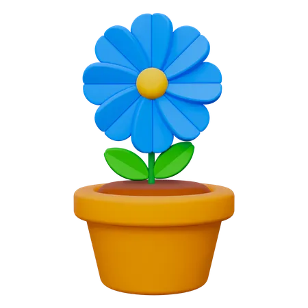 Vaso de flores  3D Icon