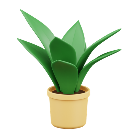 Vaso de planta  3D Icon