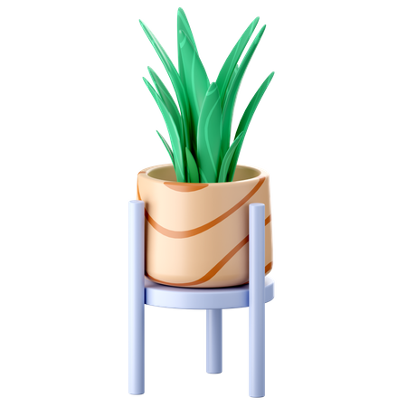 Vaso de plantas  3D Icon