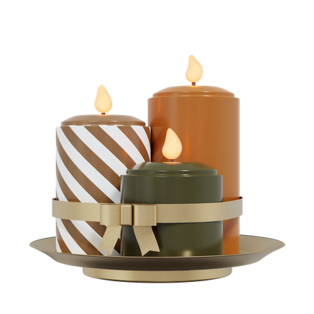 Velas  3D Illustration