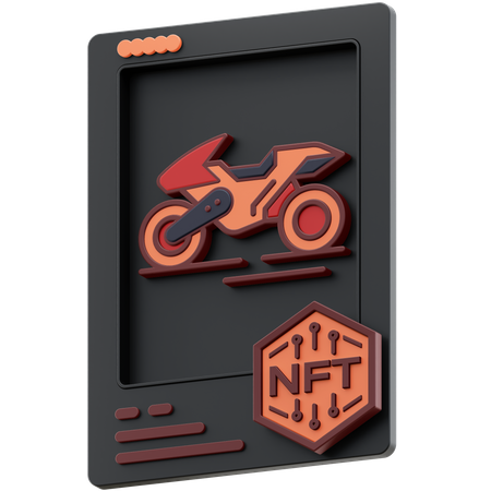 Vélo nft  3D Icon