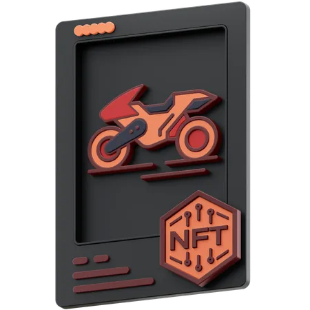 Vélo nft  3D Icon