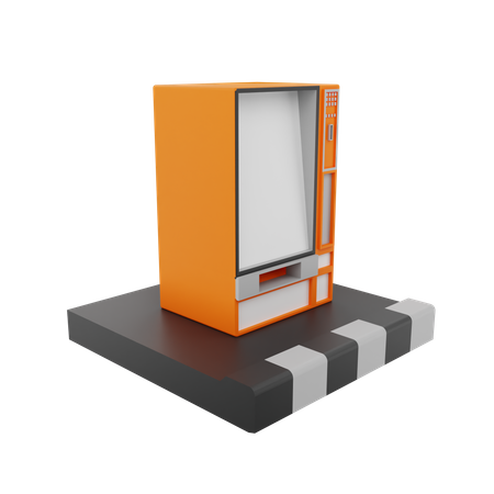 Vending Machine  3D Illustration