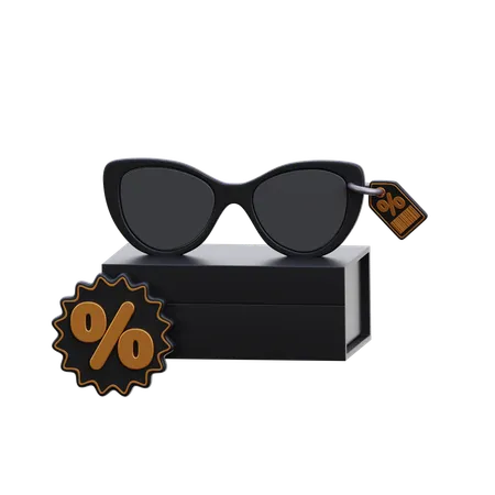 Venta de gafas de sol  3D Icon