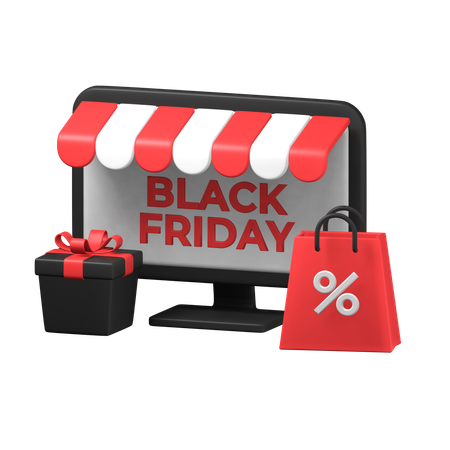 Oferta de viernes negro  3D Icon