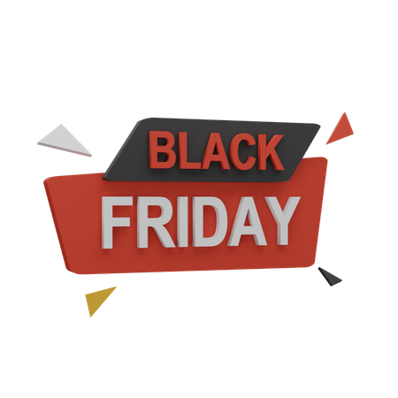 Oferta de viernes negro  3D Icon