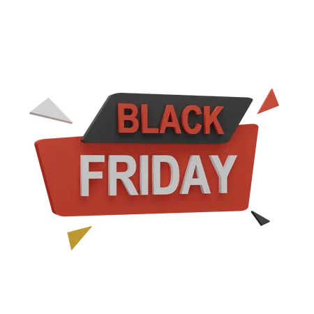 Oferta de viernes negro  3D Icon