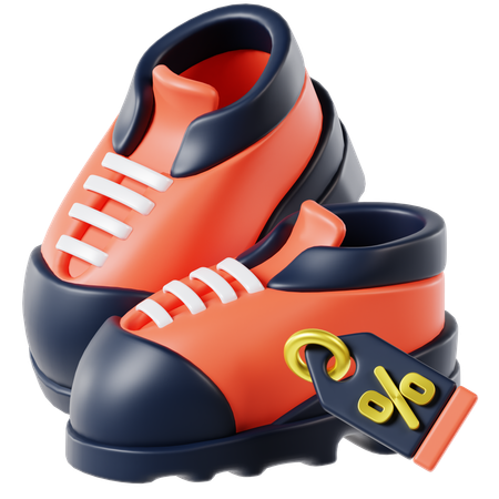 Venta de zapatos  3D Icon