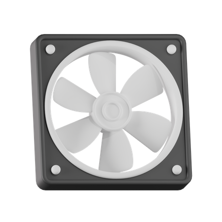 Ventilador  3D Icon