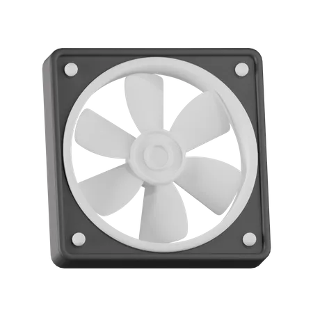 Ventilador  3D Icon