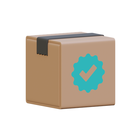 Verifiziertes Paket  3D Icon