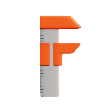 Vernier Caliper  3D Icon