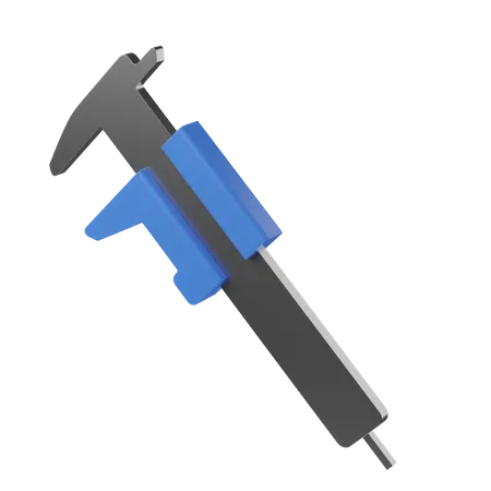 Vernier Caliper  3D Illustration