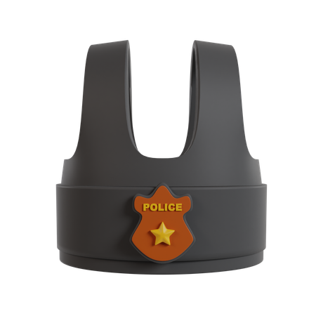 Veste de police  3D Icon