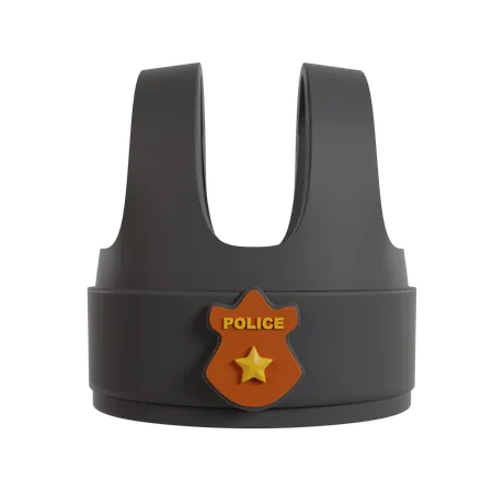 Veste de police  3D Icon