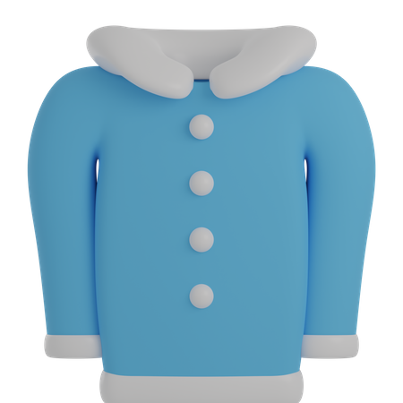 Veste d'hiver  3D Illustration