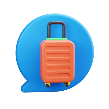 Viagem de negócios  3D Icon