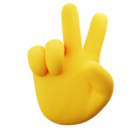 Victory Sign  3D Icon