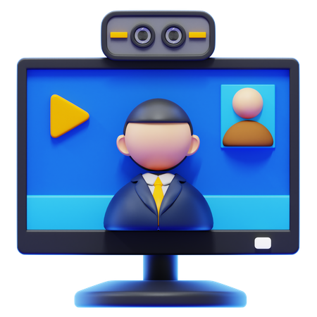 VIDEO CALL  3D Icon