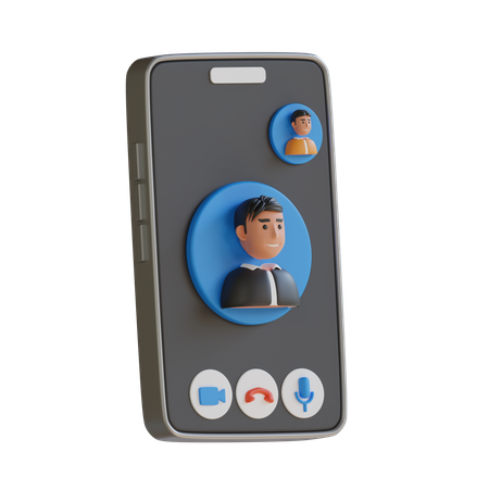 Video Call  3D Icon