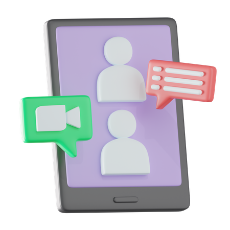 Video Call  3D Icon