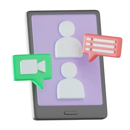 Video Call  3D Icon