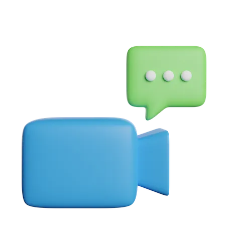 Video Call  3D Icon