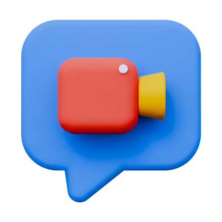 Video Call  3D Icon