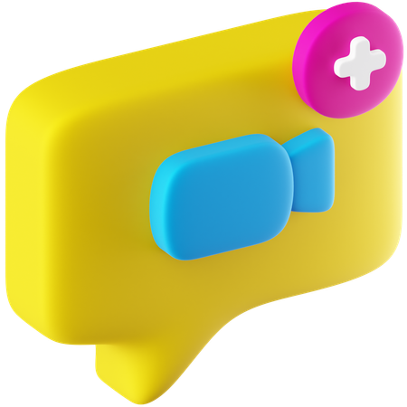 Video Call  3D Icon