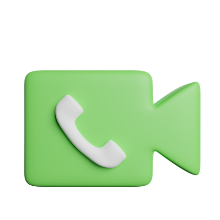 Video Call  3D Icon