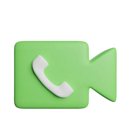 Video Call  3D Icon