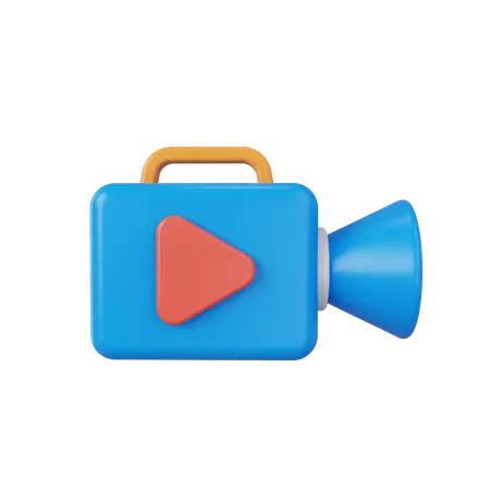 Video Camera  3D Icon