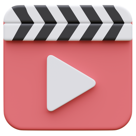 Video Player  3D Icon