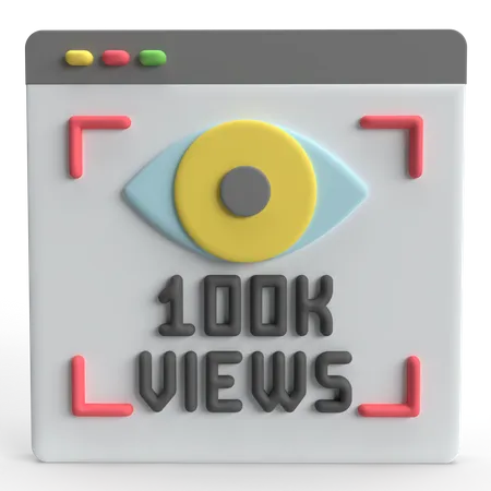 Views  3D Icon