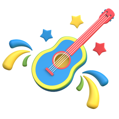 Violão  3D Icon